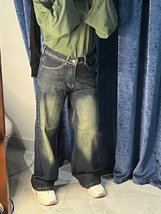 Wide Leg Jeans (Dirty)